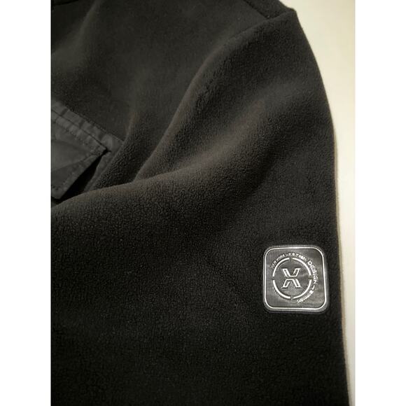XIOS Fleece Persuasion Zip Up Sweater Jacket Black Size L - Picture 8 of 11